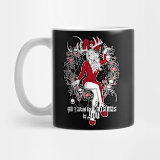 All I Want For Christmas is You - Xmas Baphomet, Evil Mariah Mug